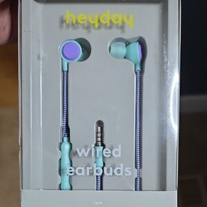 Heyday Earbuds - Purple and Teal